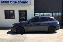 2008 Subaru Impreza with premium ceramic film installation